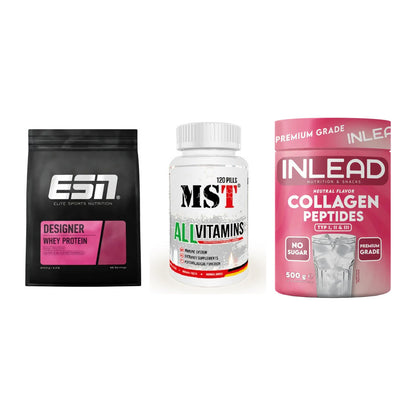 Regenerations-Set: ESN Designer + MST All Vitamin + INLEAD Collagen – alle enthaltenen Artikel