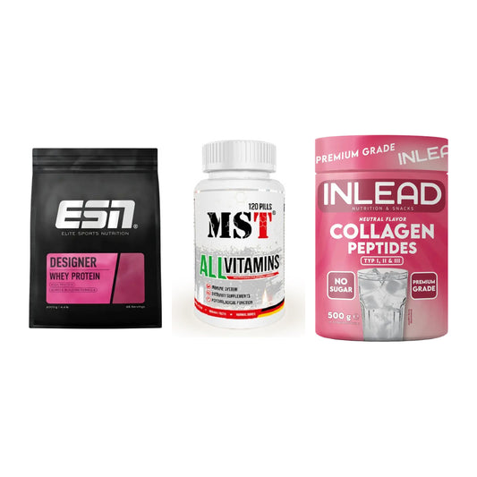 Regenerations-Set: ESN Designer + MST All Vitamin + INLEAD Collagen – alle enthaltenen Artikel