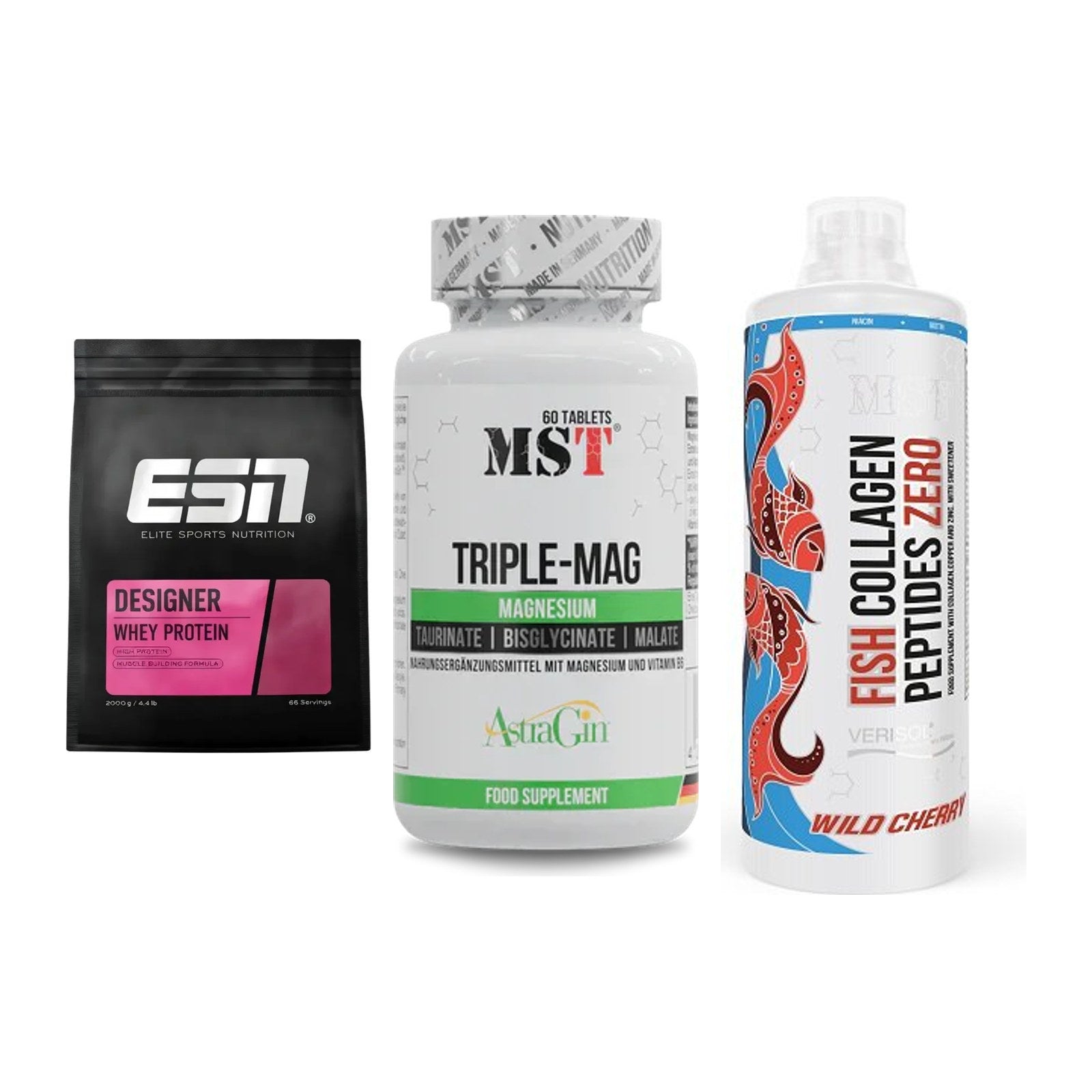 Regenerations-Set: ESN Designer + MST Tripple Mag + MST Fish – alle enthaltenen Artikel