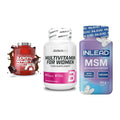 Regenerations-Set: Scitec 100% + BioTech Multivi + INLEAD MSM – alle enthaltenen Artikel