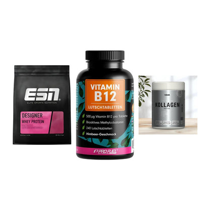 Regenerations-Set: ESN Designer + ProFuel Vitamin + Sinob Kollagen – alle enthaltenen Artikel
