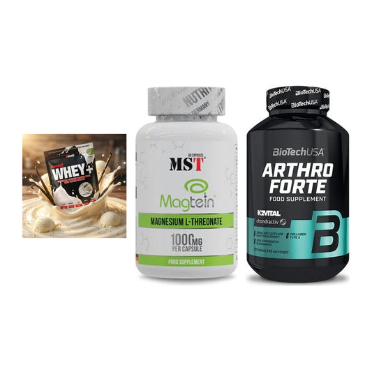 Regenerations-Set: Sinob Honest + MST Magnesium + BioTech Arthro – alle enthaltenen Artikel
