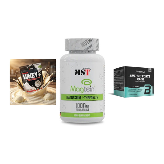 Regenerations-Set: Sinob Honest + MST Magnesium + BioTech Arthro – alle enthaltenen Artikel