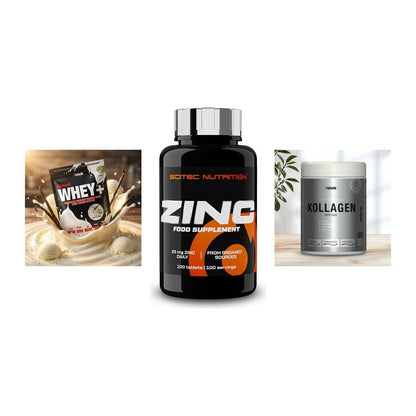 Regenerations-Set: Sinob Honest + Scitec Zinc + Sinob Kollagen – alle enthaltenen Artikel