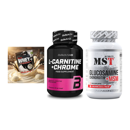 Regenerations-Set: Sinob Honest + BioTech L-Carni + MST Glucosamine – alle enthaltenen Artikel