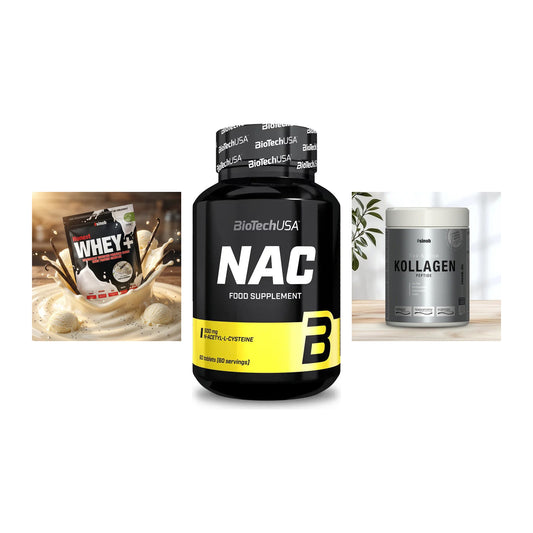 Regenerations-Set: Sinob Honest + BioTech NAC + Sinob Kollagen – alle enthaltenen Artikel