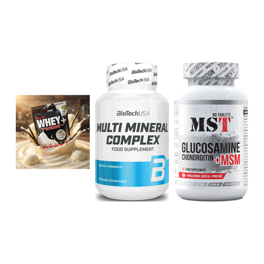 Regenerations-Set: Sinob Honest + BioTech Multi + MST Glucosamine – alle enthaltenen Artikel