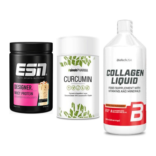 Regenerations-Set: ESN Designer + Sinob Curcumin + BioTech Collage – alle enthaltenen Artikel