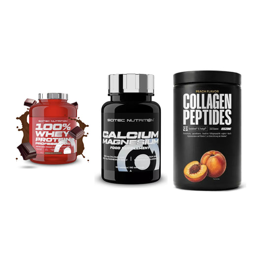 Regenerations-Set: Scitec 100% + Scitec Calcium + Big Zone – alle enthaltenen Artikel