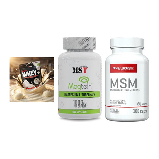 Regenerations-Set: Sinob Honest + MST Magnesium + Body Attack MSM – alle enthaltenen Artikel