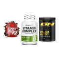Regenerations-Set: Scitec 100% + BioTech Vitamin + GN Peptan – alle enthaltenen Artikel