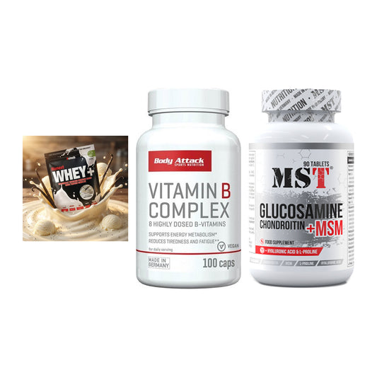 Regenerations-Set: Sinob Honest + Body Attack + MST Glucosamine – alle enthaltenen Artikel