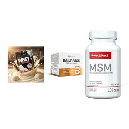 Regenerations-Set: Sinob Honest + BioTech Daily + Body Attack MSM – alle enthaltenen Artikel