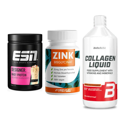 Regenerations-Set: ESN Designer + ProFuel Zink + BioTech Collage – alle enthaltenen Artikel