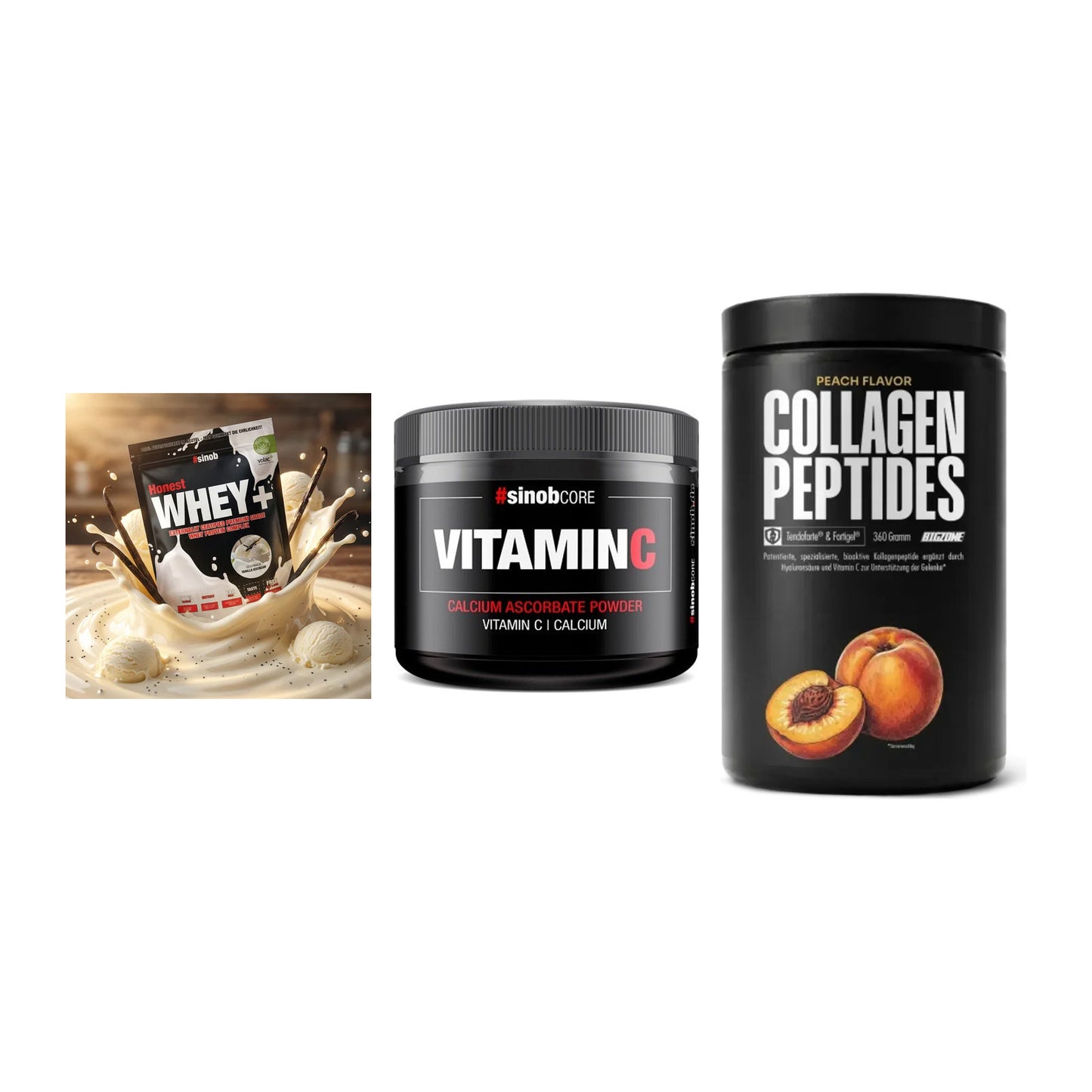 Regenerations-Set: Sinob Honest + Sinob Vitamin C + Big Zone – alle enthaltenen Artikel