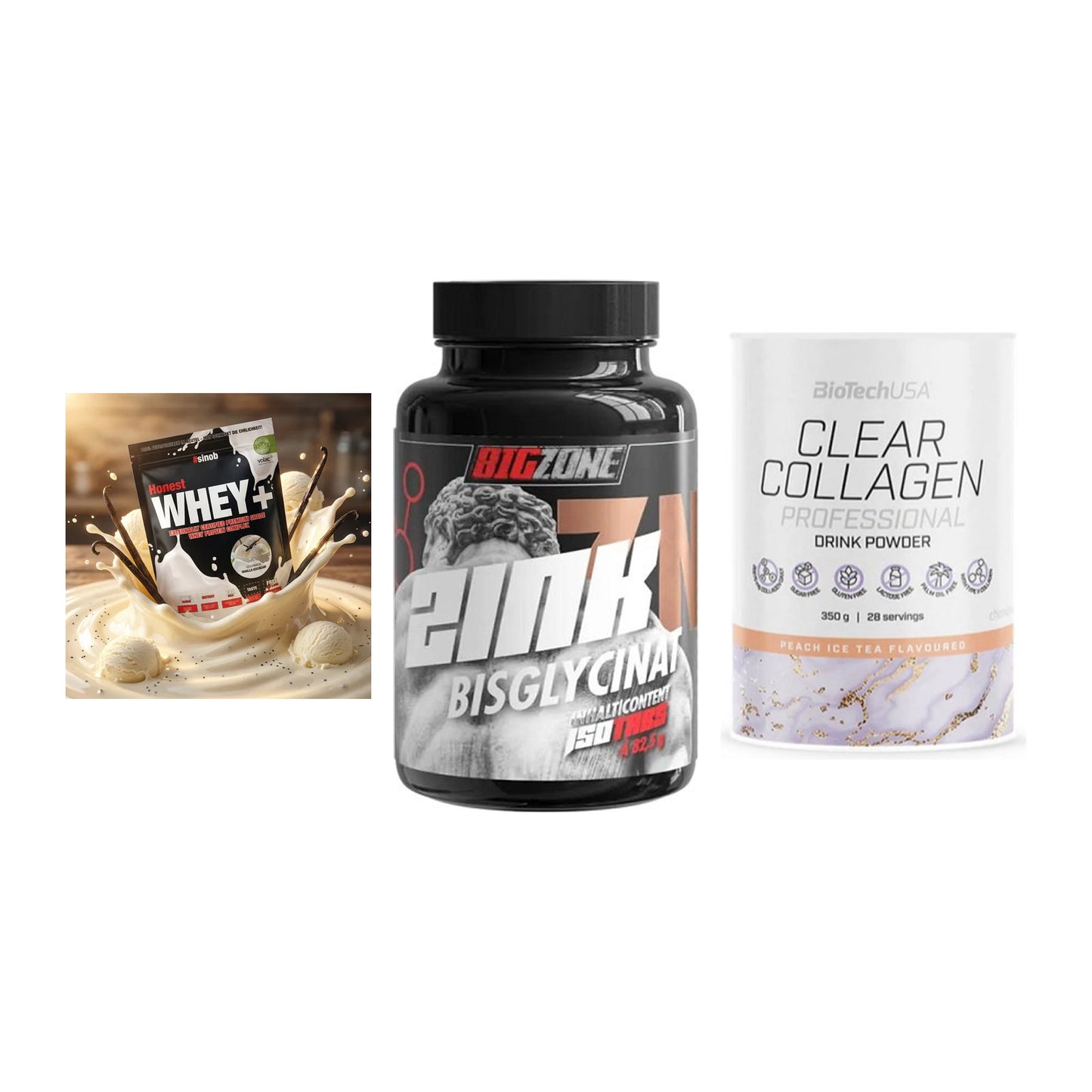 Regenerations-Set: Sinob Honest + Big Zone Zink + BioTech Clear – alle enthaltenen Artikel