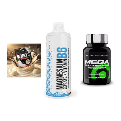 Regenerations-Set: Sinob Honest + MST Magnesium + Scitec Mega – alle enthaltenen Artikel