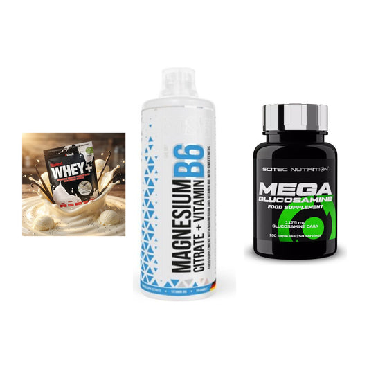 Regenerations-Set: Sinob Honest + MST Magnesium + Scitec Mega – alle enthaltenen Artikel