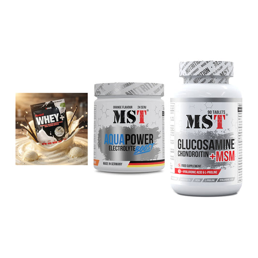 Regenerations-Set: Sinob Honest + MST Aqua Power + MST Glucosamine – alle enthaltenen Artikel
