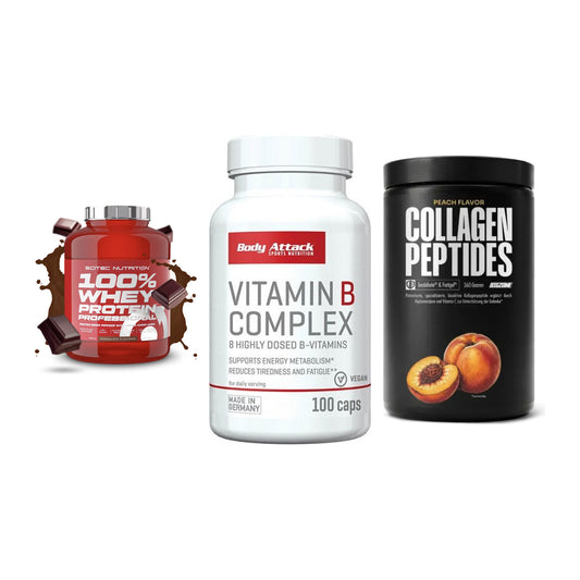 Regenerations-Set: Scitec 100% + Body Attack + Big Zone – alle enthaltenen Artikel
