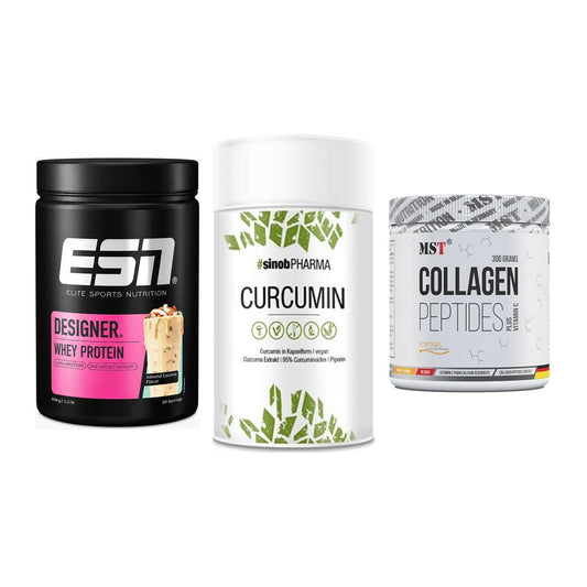 Regenerations-Set: ESN Designer + Sinob Curcumin + MST Collagen – alle enthaltenen Artikel