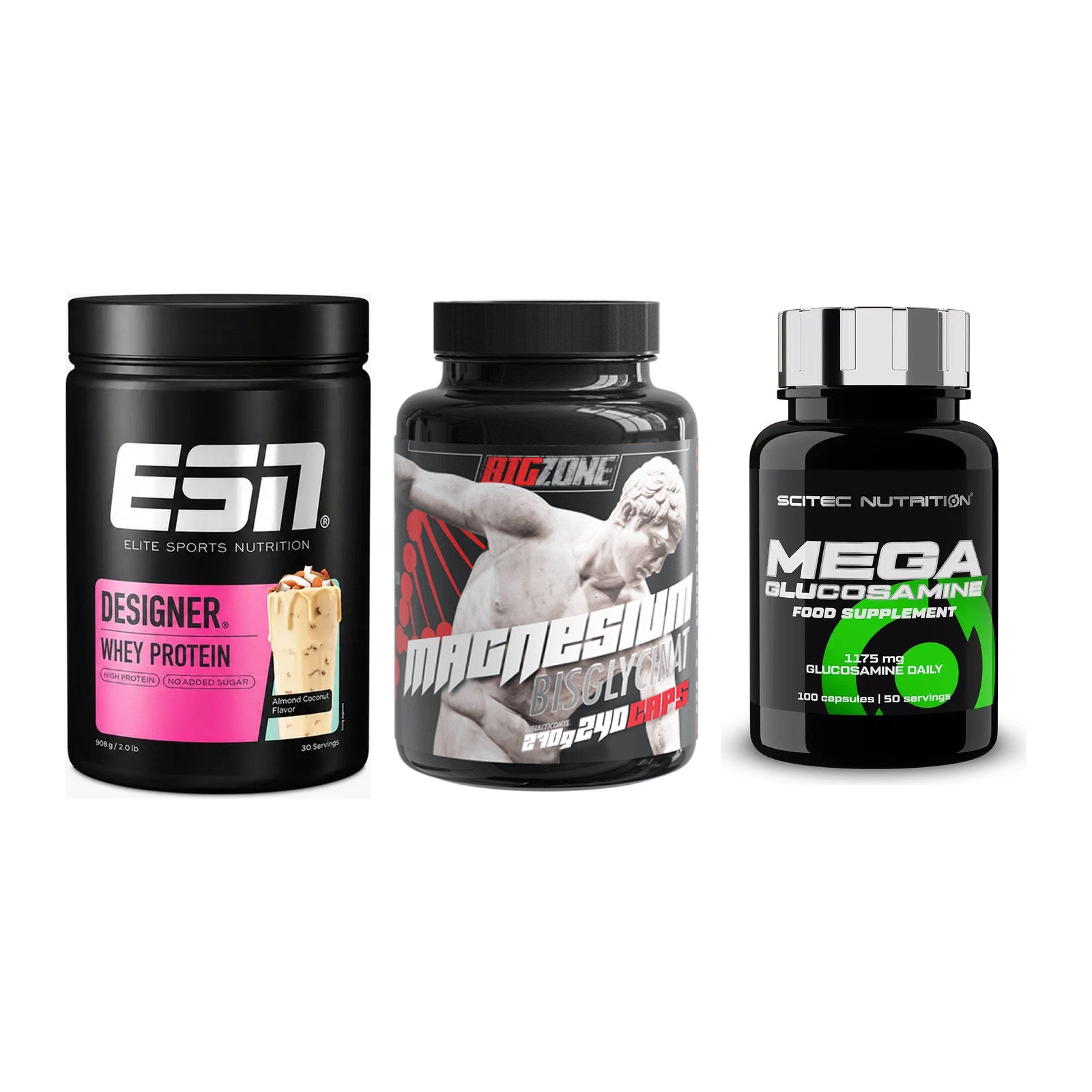 Regenerations-Set: ESN Designer + Big Zone + Scitec Mega – alle enthaltenen Artikel