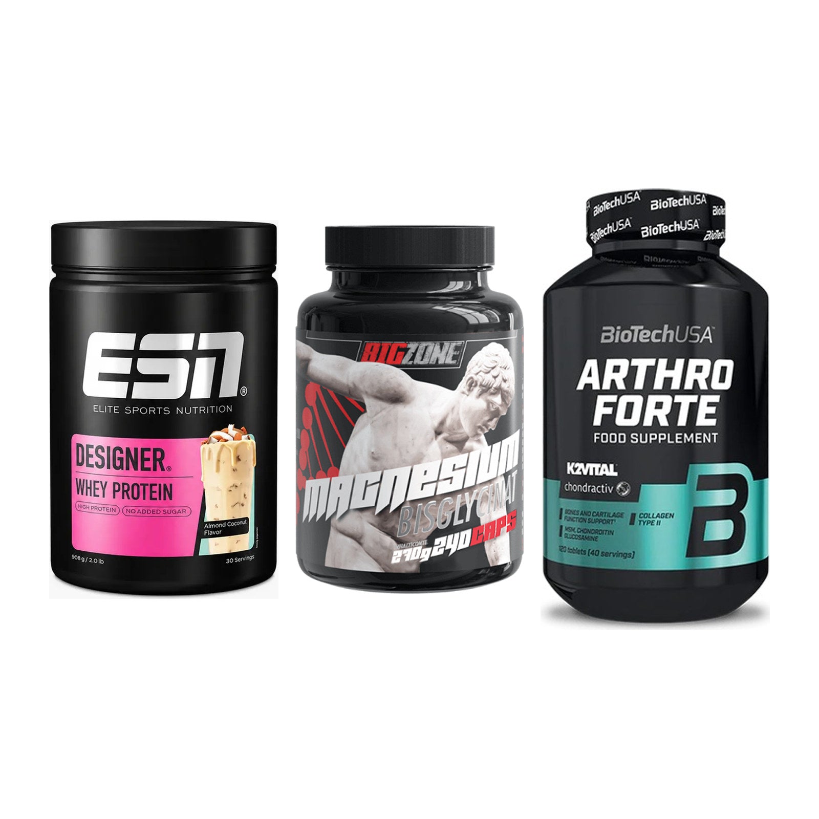Regenerations-Set: ESN Designer + Big Zone + BioTech Arthro – alle enthaltenen Artikel