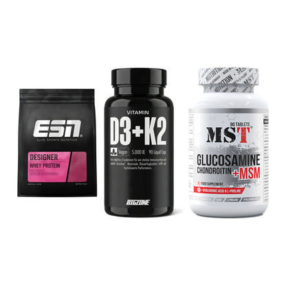 Regenerations-Set: ESN Designer + Big Zone + MST Glucosamine – alle enthaltenen Artikel