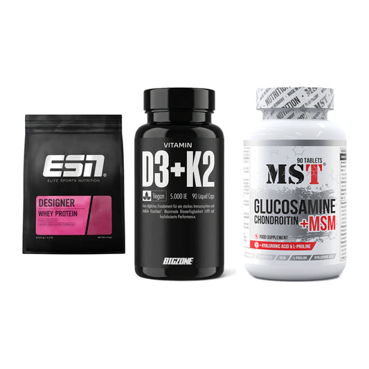 Regenerations-Set: ESN Designer + Big Zone + MST Glucosamine – alle enthaltenen Artikel