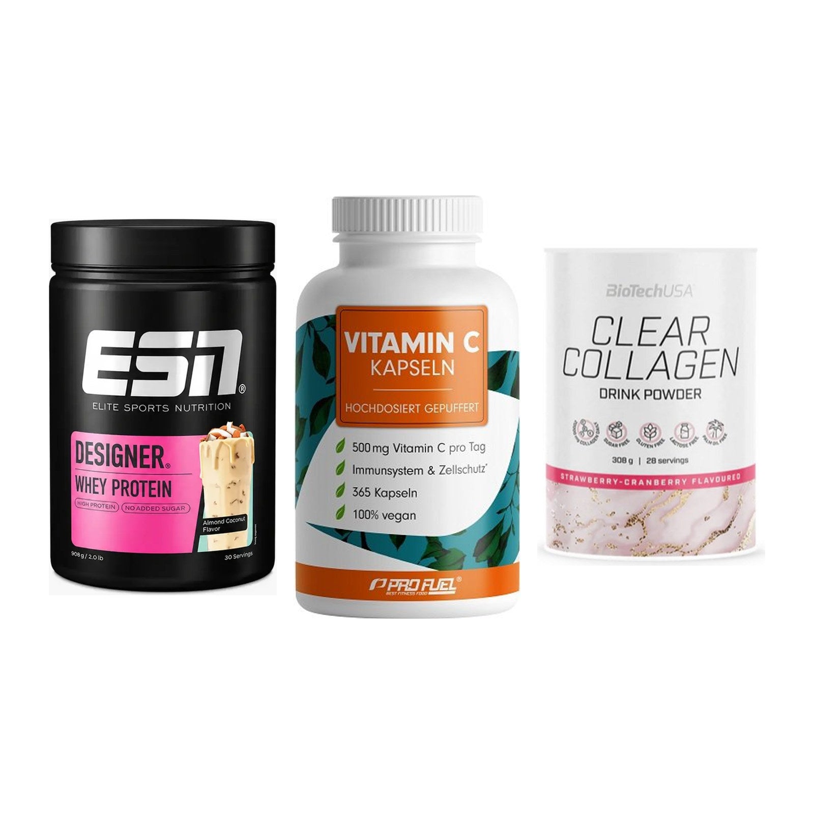 Regenerations-Set: ESN Designer + ProFuel Vitamin + BioTech Clear – alle enthaltenen Artikel