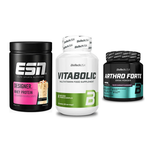 Regenerations-Set: ESN Designer + BioTech Vitabol + BioTech Arthro – alle enthaltenen Artikel