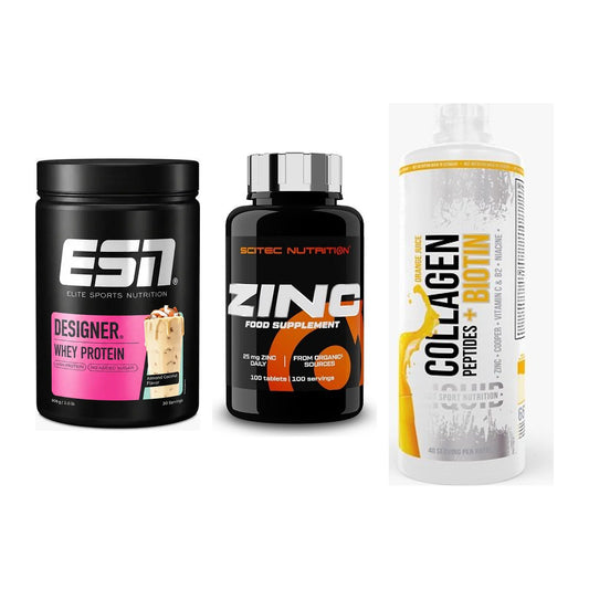 Regenerations-Set: ESN Designer + Scitec Zinc + MST Collagen – alle enthaltenen Artikel