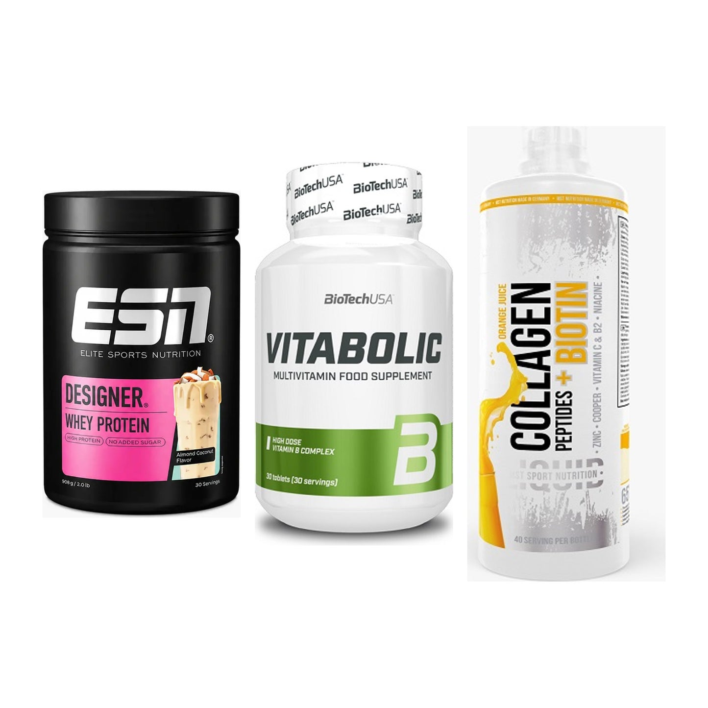 Regenerations-Set: ESN Designer + BioTech Vitabol + MST Collagen – alle enthaltenen Artikel