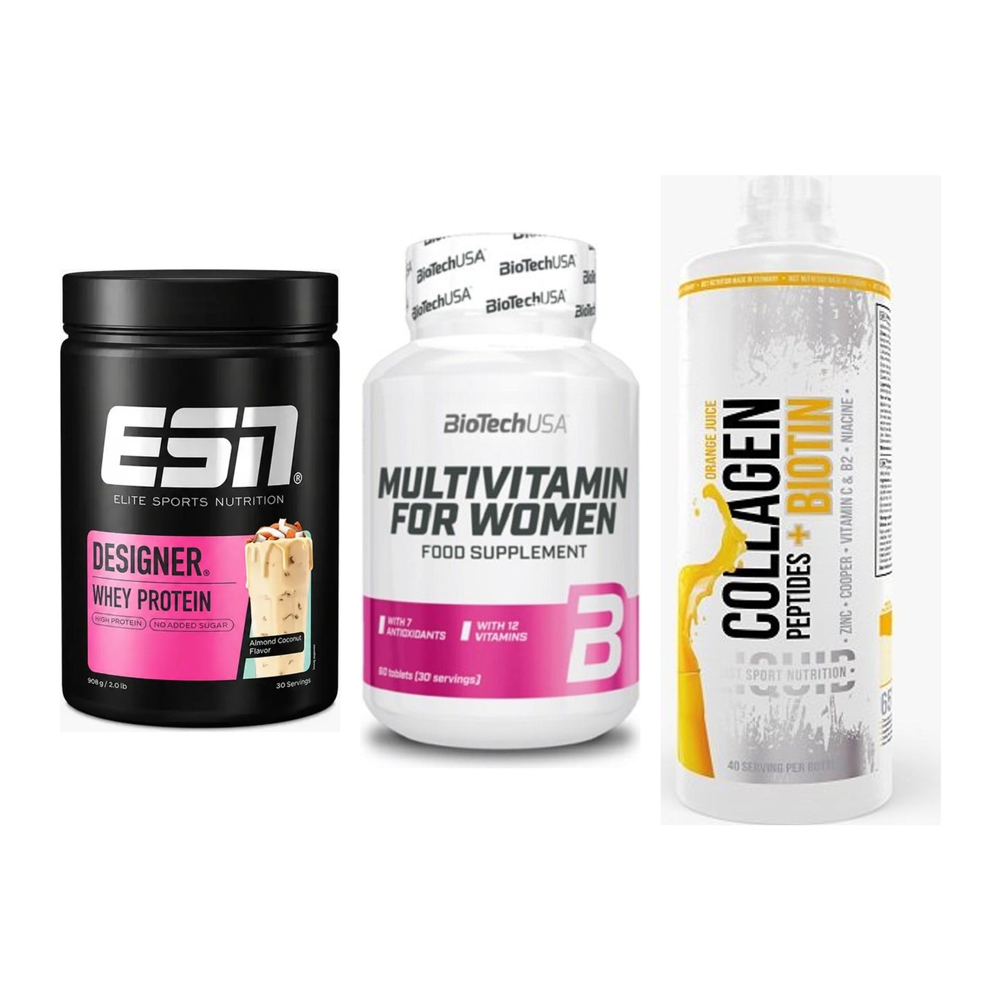 Regenerations-Set: ESN Designer + BioTech Multivi + MST Collagen – alle enthaltenen Artikel