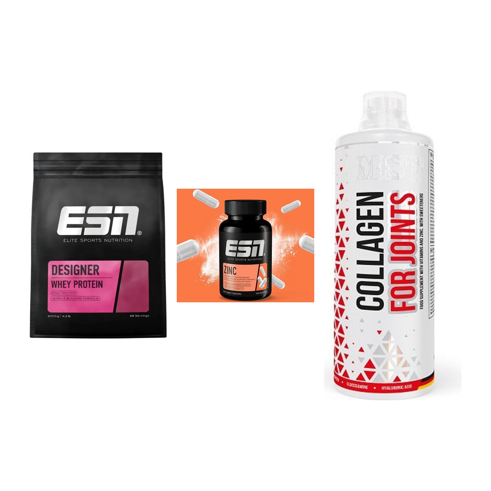 Regenerations-Set: ESN Designer + ESN Zinc + MST Collagen – alle enthaltenen Artikel