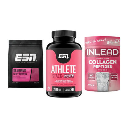Regenerations-Set: ESN Designer + ESN Athlete + INLEAD Collagen – alle enthaltenen Artikel