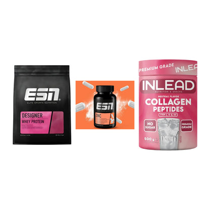 Regenerations-Set: ESN Designer + ESN Zinc + INLEAD Collagen – alle enthaltenen Artikel