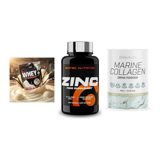 Regenerations-Set: Sinob Honest + Scitec Zinc + BioTech Marine – alle enthaltenen Artikel