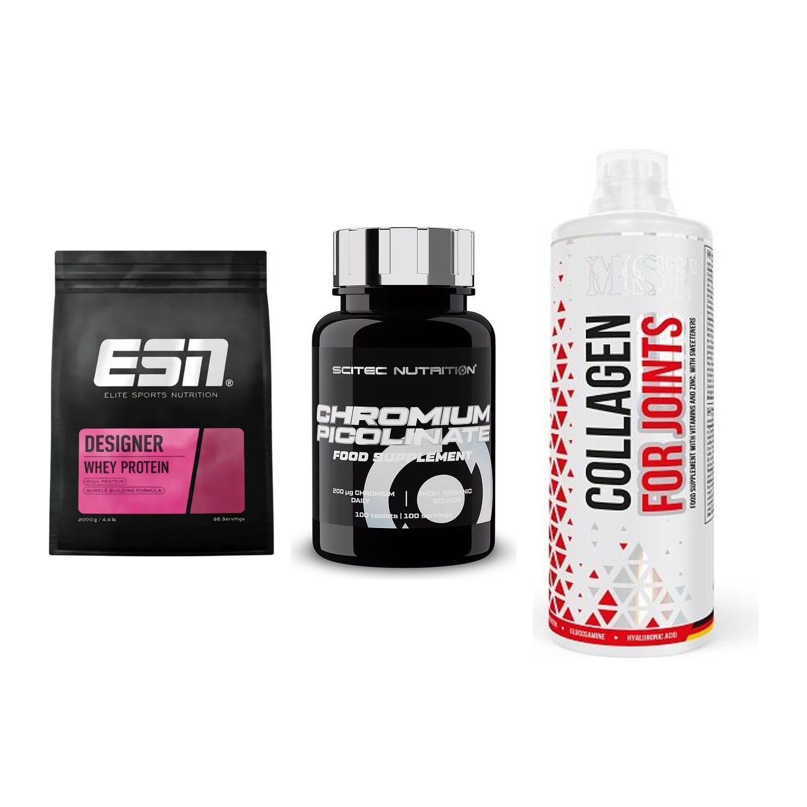 Regenerations-Set: ESN Designer + Scitec Chromium + MST Collagen – alle enthaltenen Artikel