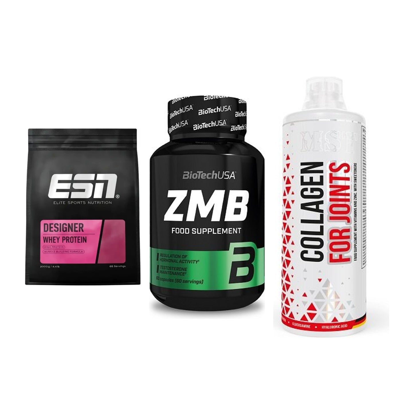 Regenerations-Set: ESN Designer + BioTech ZMB + MST Collagen – alle enthaltenen Artikel