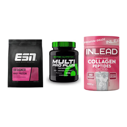 Regenerations-Set: ESN Designer + Scitec Multi + INLEAD Collagen – alle enthaltenen Artikel