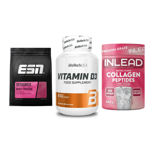 Regenerations-Set: ESN Designer + BioTech Vitamin + INLEAD Collagen – alle enthaltenen Artikel