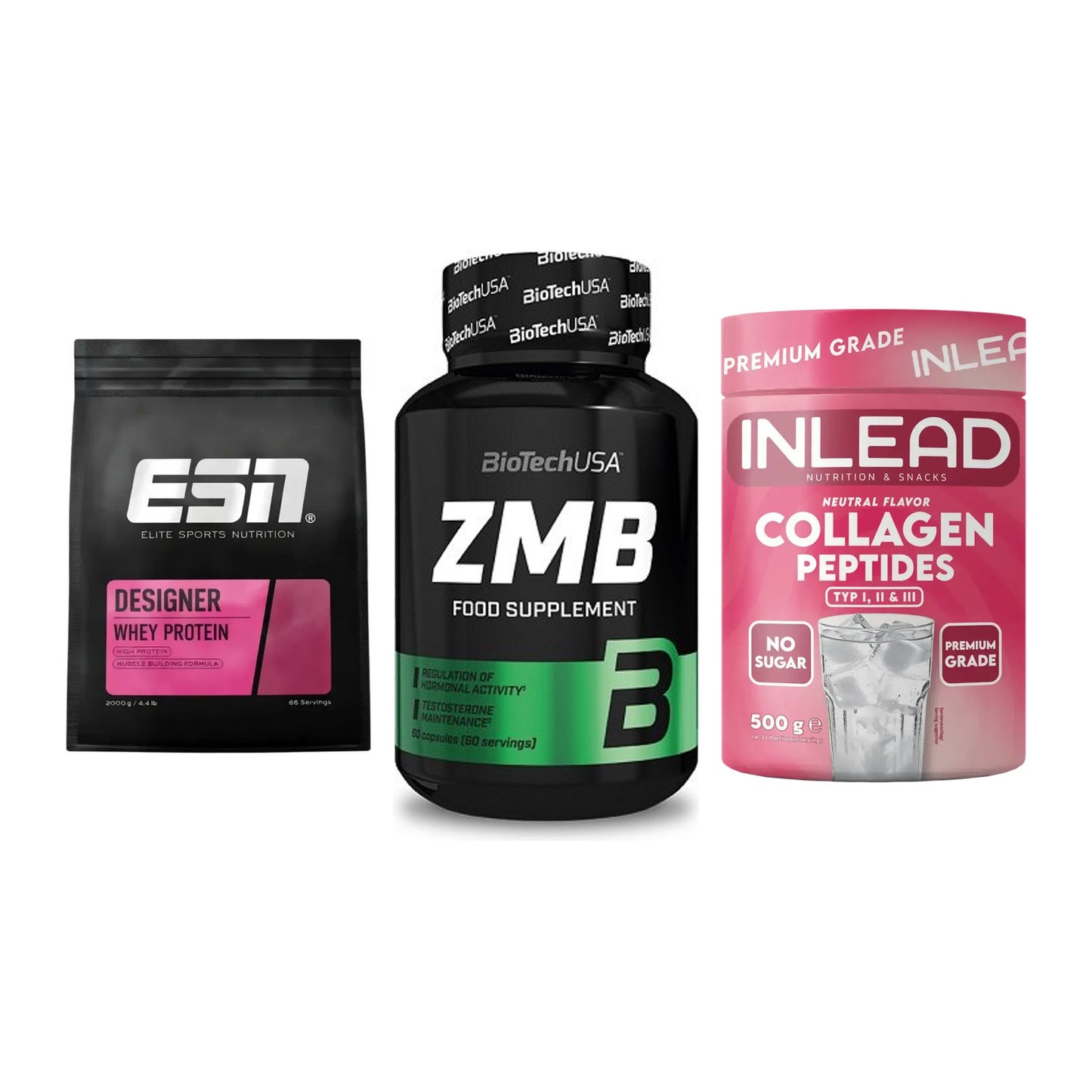 Regenerations-Set: ESN Designer + BioTech ZMB + INLEAD Collagen – alle enthaltenen Artikel