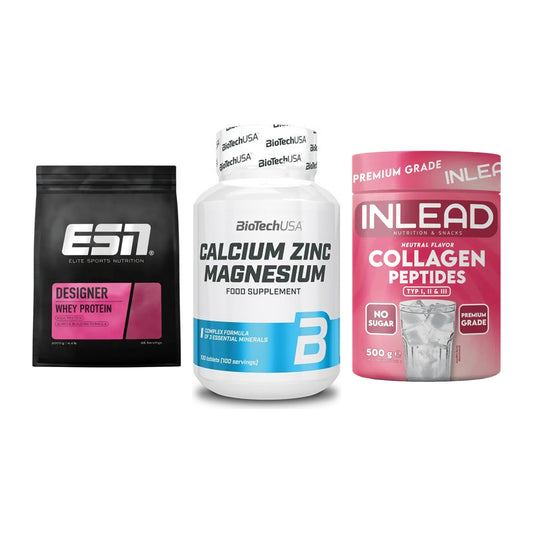 Regenerations-Set: ESN Designer + BioTech Calcium + INLEAD Collagen – alle enthaltenen Artikel