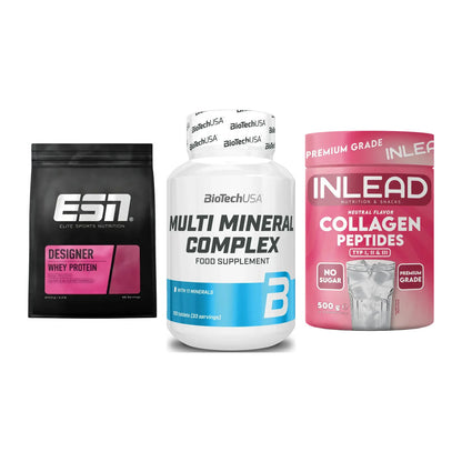 Regenerations-Set: ESN Designer + BioTech Multi + INLEAD Collagen – alle enthaltenen Artikel