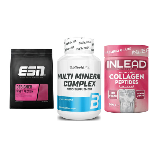 Regenerations-Set: ESN Designer + BioTech Multi + INLEAD Collagen – alle enthaltenen Artikel