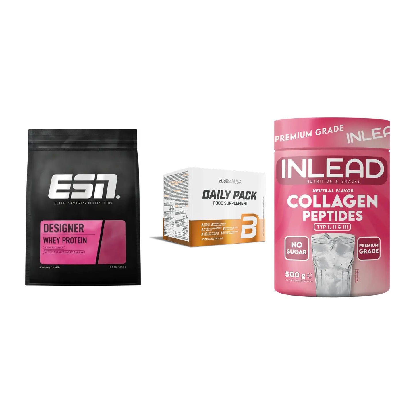 Regenerations-Set: ESN Designer + BioTech Daily + INLEAD Collagen – alle enthaltenen Artikel