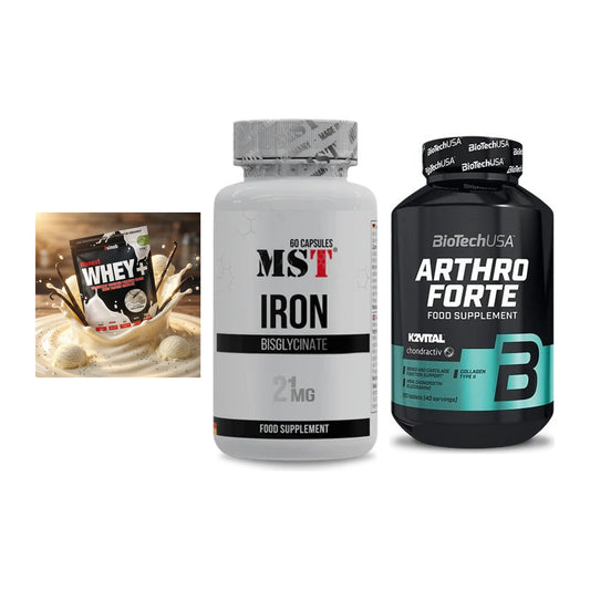 Regenerations-Set: Sinob Honest + MST Iron + BioTech Arthro – alle enthaltenen Artikel