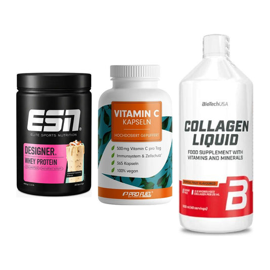 Regenerations-Set: ESN Designer + ProFuel Vitamin + BioTech Collage – alle enthaltenen Artikel