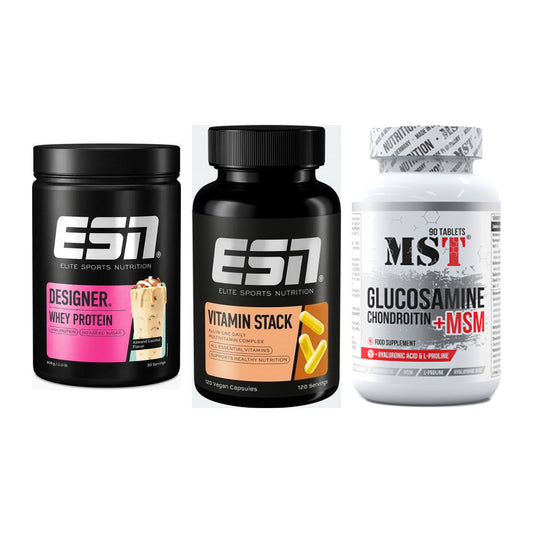 Regenerations-Set: ESN Designer + ESN Vitamin + MST Glucosamine – alle enthaltenen Artikel